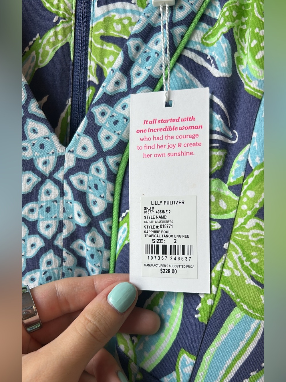 Lilly Pulitzer NWT Carmilla maxi dress - Picture 2 of 3